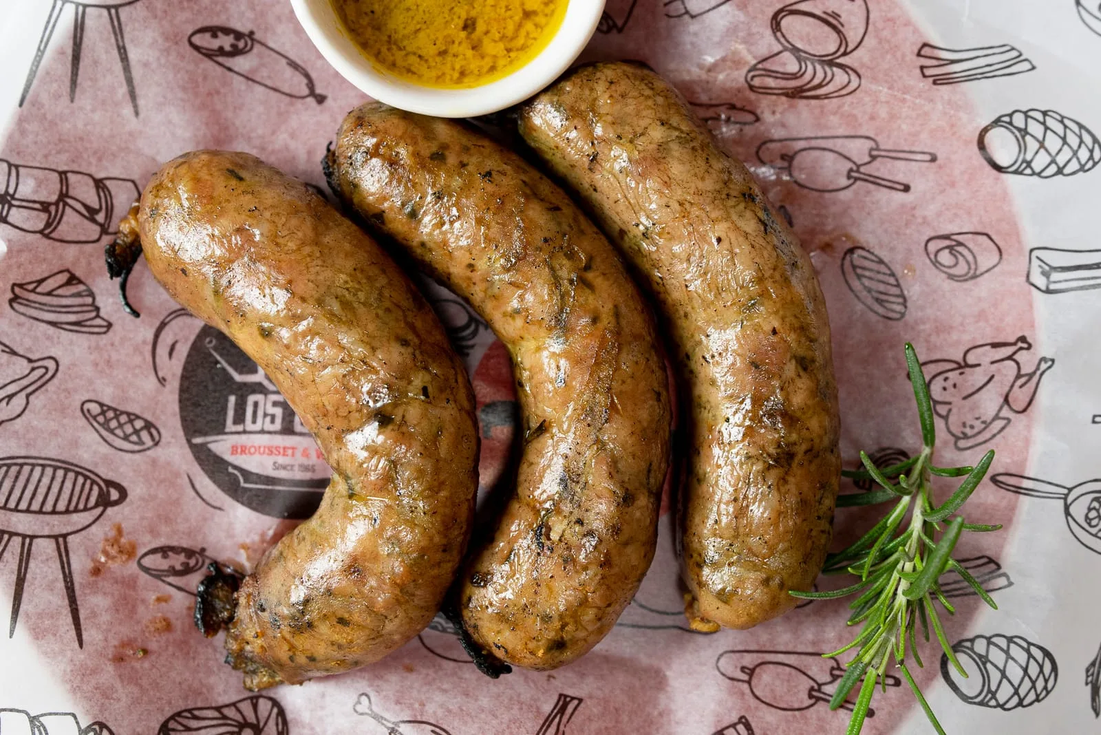 Chorizos artesanales a la parrilla